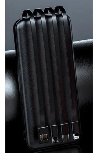 Batería Portátil De Carga Qi, Mxwrb-001, 30000mah, Negro, Sa Color Negro