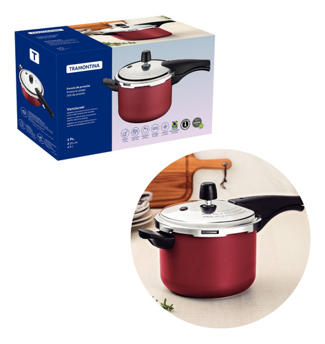 Kit Panelas Com Frigideiras Antiaderentes E Panela Pressão