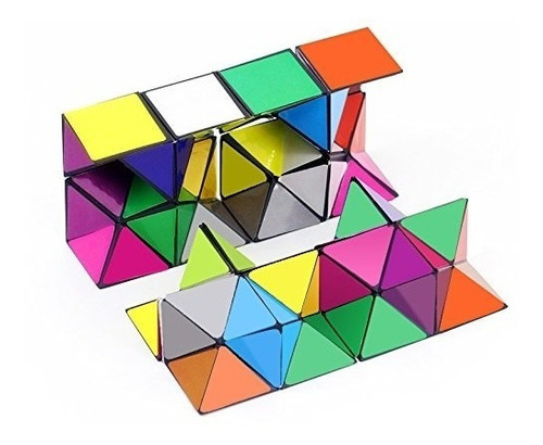 Cubo Magico Star Magic Cube Se Transforma Figuras Geometrica Color De La Estructura Negro