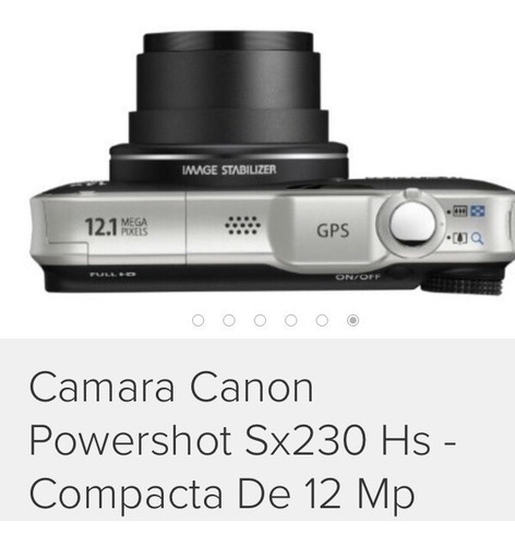 Imagen 4 de 6 de Camara Cannon Modelo Sx 230 Hs Power Shot