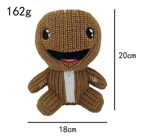 Imagen 2 de 10 de Sackboy Peluche Muñeca Juguete Niños Cumpleaño Regalo 20cm