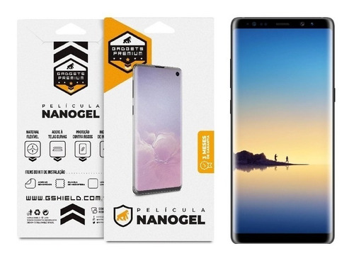 Película Nano Gel Dupla Para Galaxy Note 8 - Gorila Shield