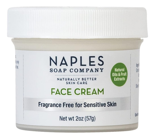 Naples Soap Company Non-comedogenic Unscented Daily Face Cre