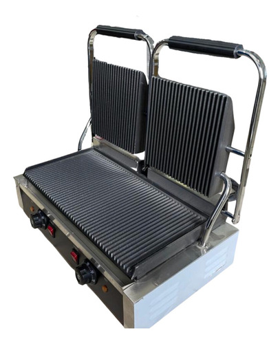 Plancha Churrasquera Panini Doble Industrial