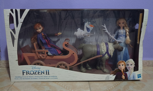 Muñecas Frozen 2 / Muñecos Y Trineo (Usado)