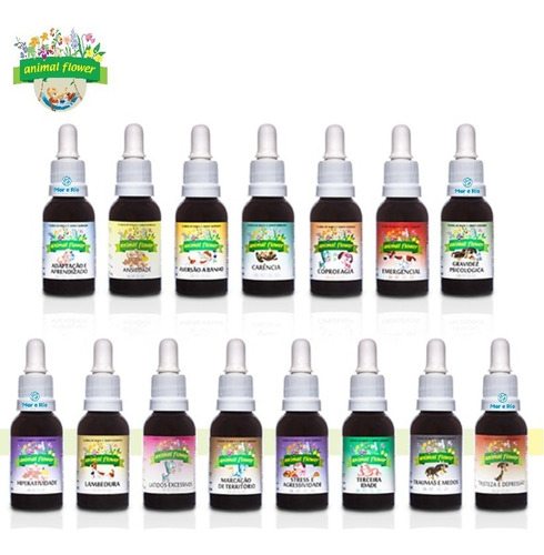 Floral Pet Bio Animal Flower 30ml Vários Tratamentos Escolha Tratamento Tristeza E Depressão