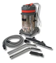 Comprar Turbión Bi Power aspiradora industrial de tacho 70L plateada y roja 220V