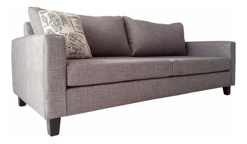 Sillon Sofa 3 Cuerpos Linea Premium En Lino Fullconfort