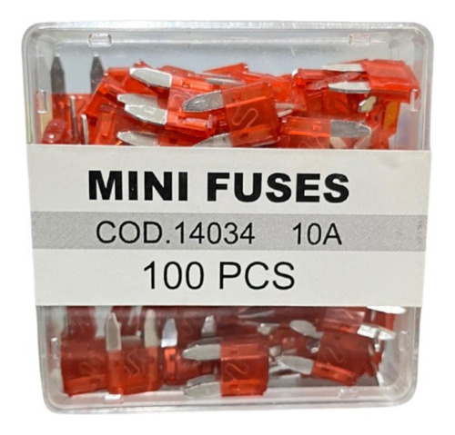 Caja Mini Fusible Eléctricos 12v Autos 100pcs