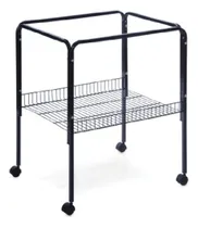 Comprar Soporte Rodante Prevue Pet Products Con Estante Negro