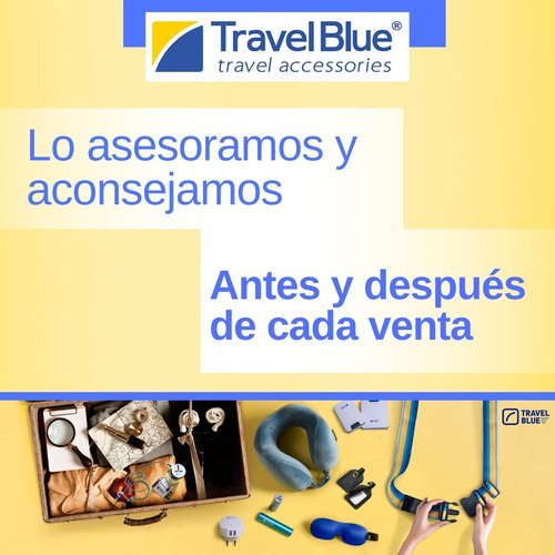 Imagen 4 de 7 de Antifaz Para Dormir Protector Ojos Mascara Travel Blue Tb453