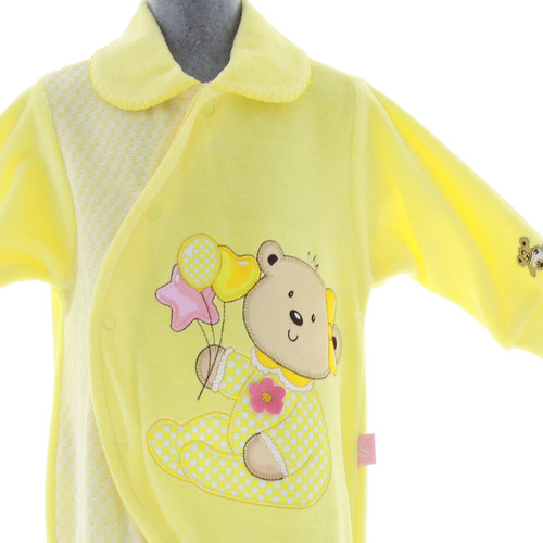 Mameluco Para Niña Color Amarillo 3905 0 A 2 Años