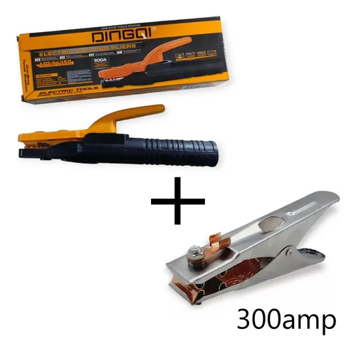comprar Pinza Porta Electrodo Y Pinza Tierra 500a Para Soldar