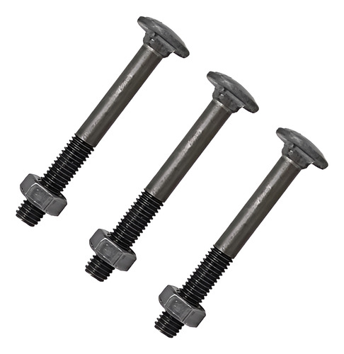 Kit 100 Parafuso Francês Polido 5/16x3 + 100 Porca Metalbo