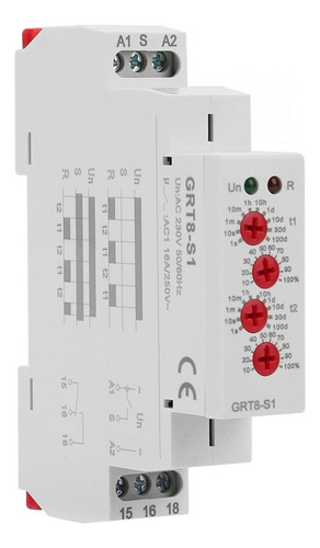Relé De Tiempo De Ciclo Grt8-s1 Mini Temporizador .