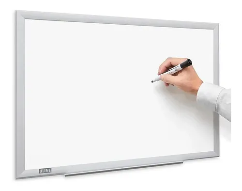 Pizarrón Blanco De Melamina No Magnética - 61x46cm - Uline | Meses sin