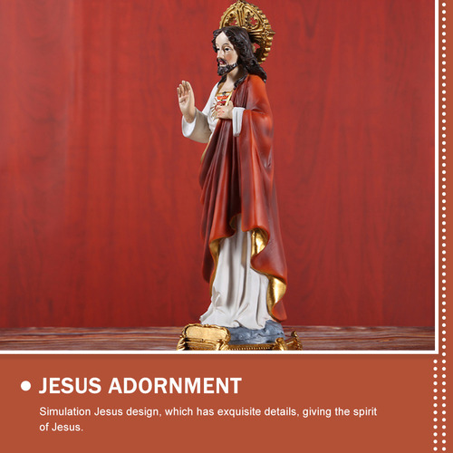 Adorno Artesanal De Resina, Adorno De San Jesús, Decoración