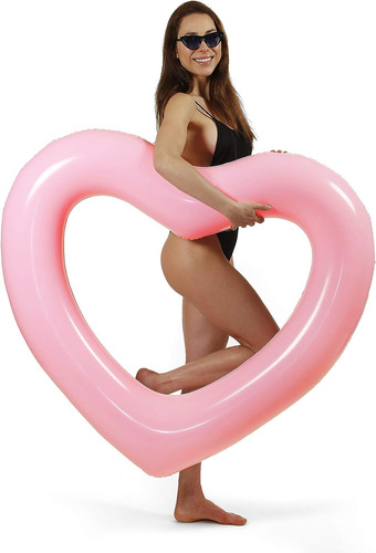 El Flotador De Piscina En Forma De Corazón De Loteli - Rosa 