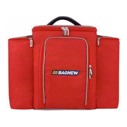 Bolsa Térmica 6 Potes - Vermelha Com Cinza Monster