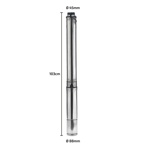 Imagen 3 de 9 de Bomba Sumergible Pozo Napa 4 Pulgadas 1,5 Hp 6500 L/h Cable