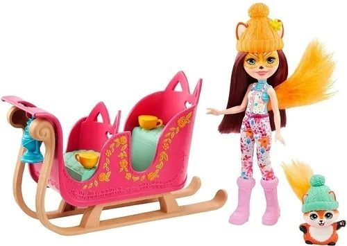 Enchantimals Snowtastic Sled (fjh11-s)