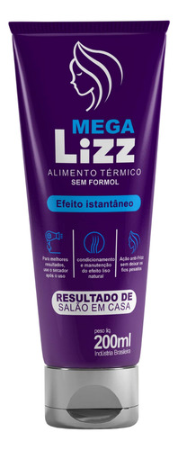 Megalizz - Progressiva Sem Formol De Chuveiro - Frete Full