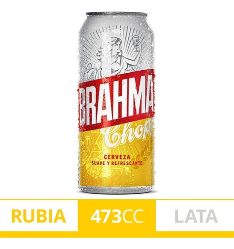 Cerveza Brahma Lata 473ml Crazydrinks