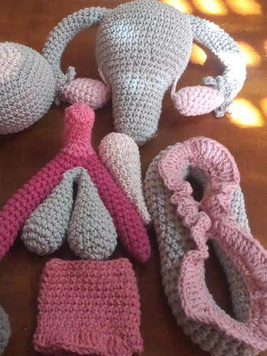 Kit Esi En Crochet, Mama Pene Vulva Con Todo Desmontable