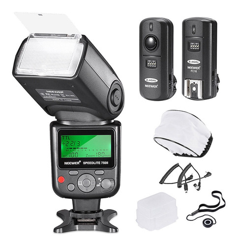 Neewer Vk750 Ii Pro I-ttl Flash For Nikon Cameras With Fc-16