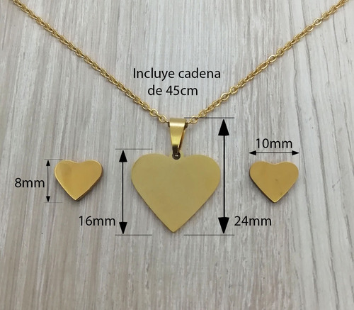 Imagen 5 de 5 de Collar Y Aretes Oro Laminado 22k B3000