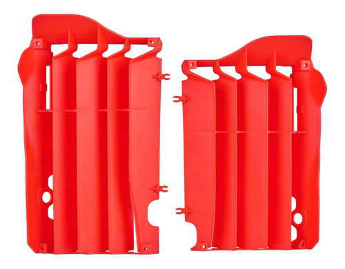 Rejilla Deflector Radiador Honda Crf250r  2014 - 2015 Rojo