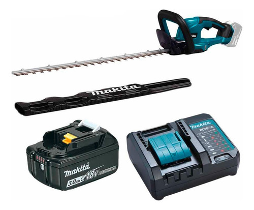 Cortasetos De 23-5/8 PuLG Inalámbrico Makita Duh607f001 Color Azul Acero