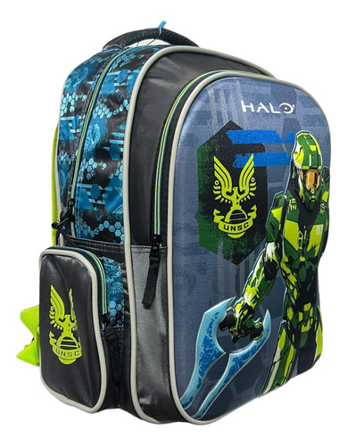 Kit Mochila Halo Lapicera Original Primaria