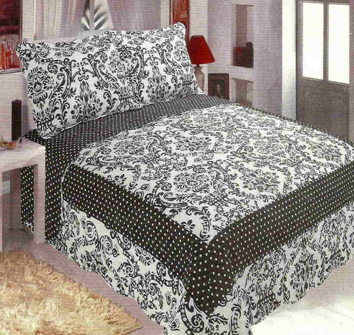 Cubrecama Quilt, Cover, 220 X 240 Cm. Negro