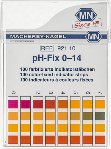 Papel Indicador De Ph 0-14 C/ 100 Mnagel Importado Alemanha