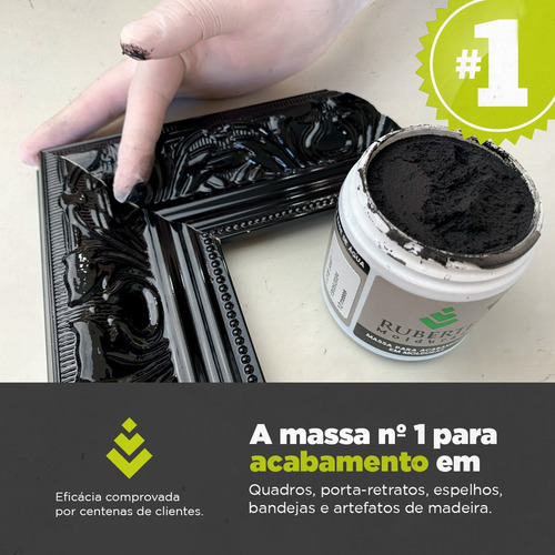 Massa Pronta P/ Acabamento De Molduras C/ Secagem Rápida Cor Palha