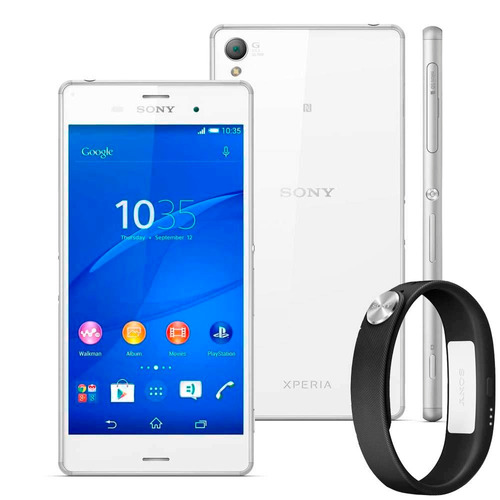 Sony Xperia Z3 À Prova D´água + Smartband + Cartão 16 Gb