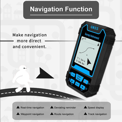 Medidor De Tierra Con Gps, Instrumento De Surver Gnss