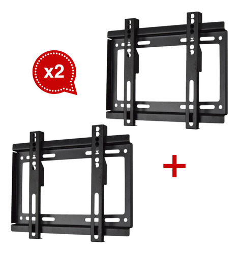 2-pack Base Tv Fija 14 A 42 Pulgadas Monitores Televisores