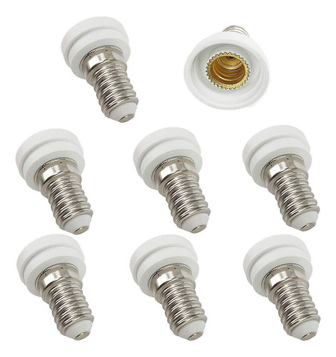 Dzydzr 8 Pcs Foco Led Holder E14 A E12 Adaptador Converso