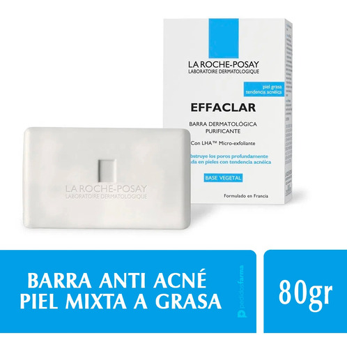 La Roche Posay Effaclar Pan Jabon Anti Acne X 70 G