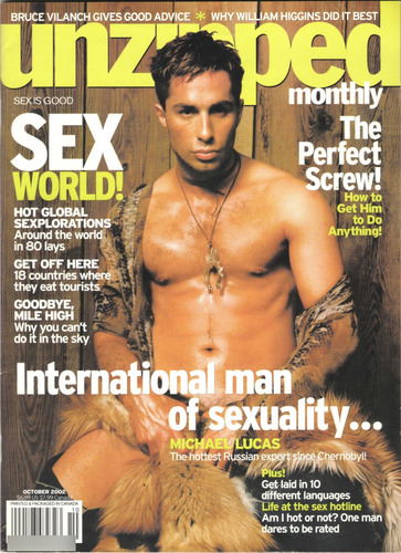 Michael Lucas / 3 Revistas Gay / Estrictamente Adultos +18 (Usado)