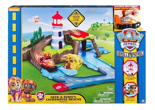 Pista Patrulha Canina Playset Resgate Baia Da Aventura Sunny