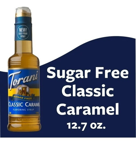 Torani Jarabe Para Cafe Classic Caramel Sugar Free 375ml