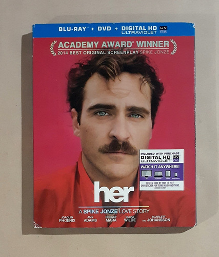 Her ( Ella ) - Importada - Blu-ray + Dvd Original