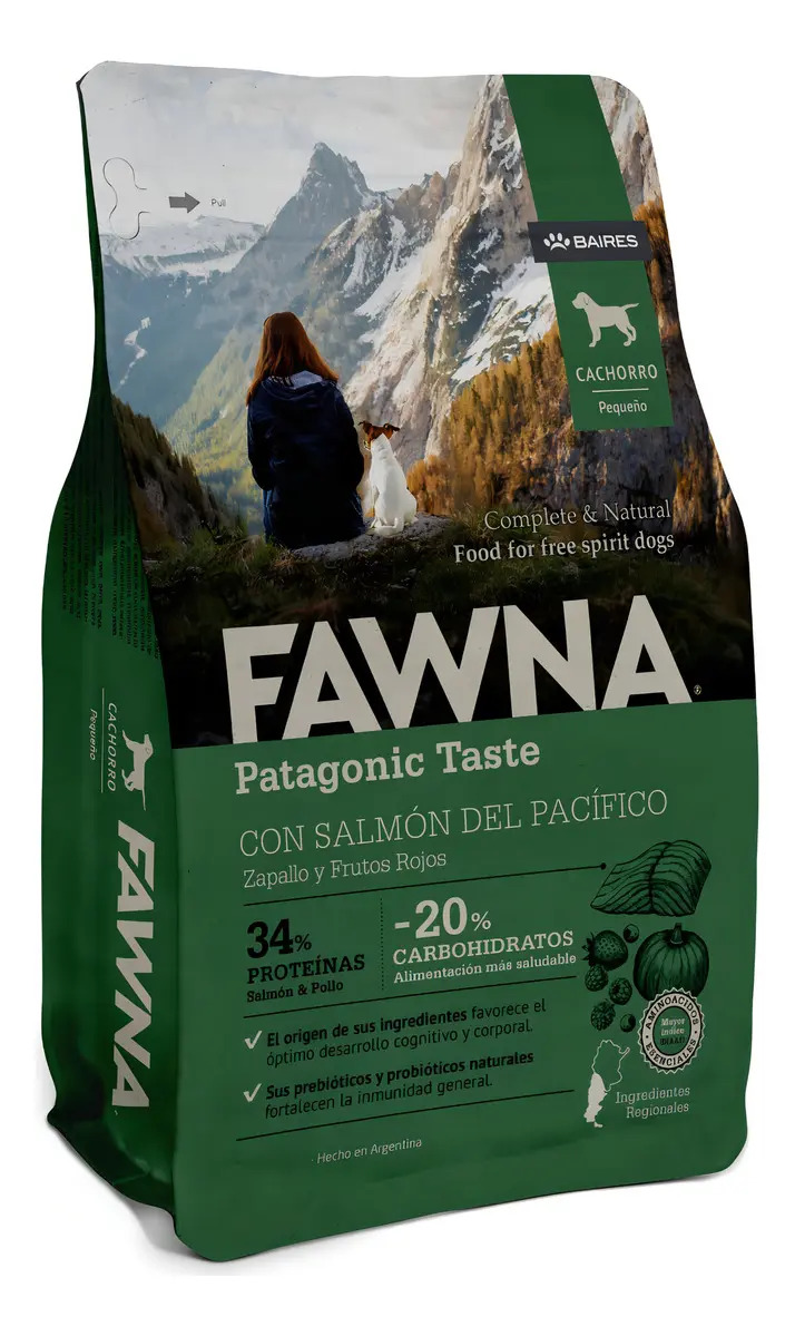 Alimento Raza Pequeña Fawna Para Perro Cachorro 7,5kg