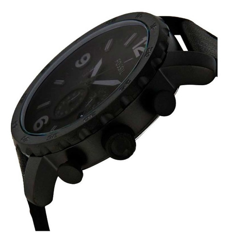 Relógio Fossil Masculino Jr1354 Analogic Chronograph Leather