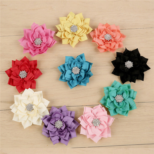 Grampos De Cabelo Em Forma De Flor De Lótus, Broches 12 Ce
