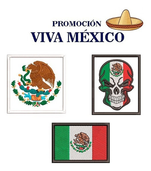 Bandera De México, Calavera Tricolor Y Águila. | Meses sin intereses