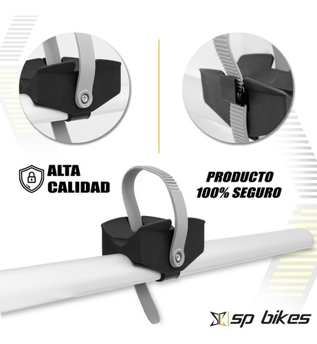 Imagen 5 de 7 de Rack Porta Bicicleta Techo Universal Sin Llanta Todo Los Eje